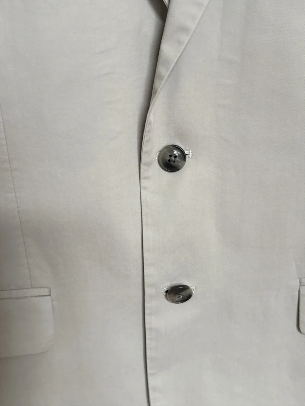 Saks Fifth Avenue 611 Men’s 42 Beige Cotton Blazer Sport Coat Made Turkey